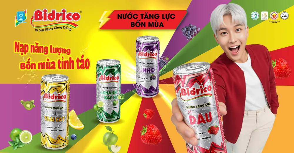 Năng lượng mới cho giới trẻ từ bộ sưu tập Tăng lực Bidrico 4 mùa