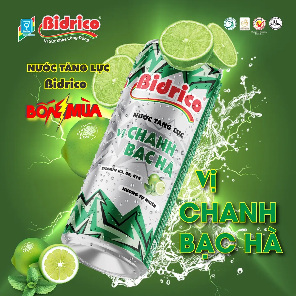 Bidrico ra mắt dòng nước tăng lực mới hướng đến phân khúc tiêu dùng trẻ