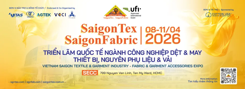 Các đơn vị bảo trợ và đồng tổ chức: Liên Đoàn Thương Mại và Công Nghiệp Việt Nam (VCCI) - Chi nhánh Khu vực TP. Hồ Chí Minh; Hiệp Hội Dệt May Việt Nam (VITAS); Tập Đoàn Dệt May Việt Nam (VINATEX); Hiệp Hội Dệt May Thời Trang TP. Hồ Chí Minh (AGTEK); CP Exhibition Ltd (Hong Kong); Công ty TNHH Tổ Chức Triển Lãm CP Việt Nam