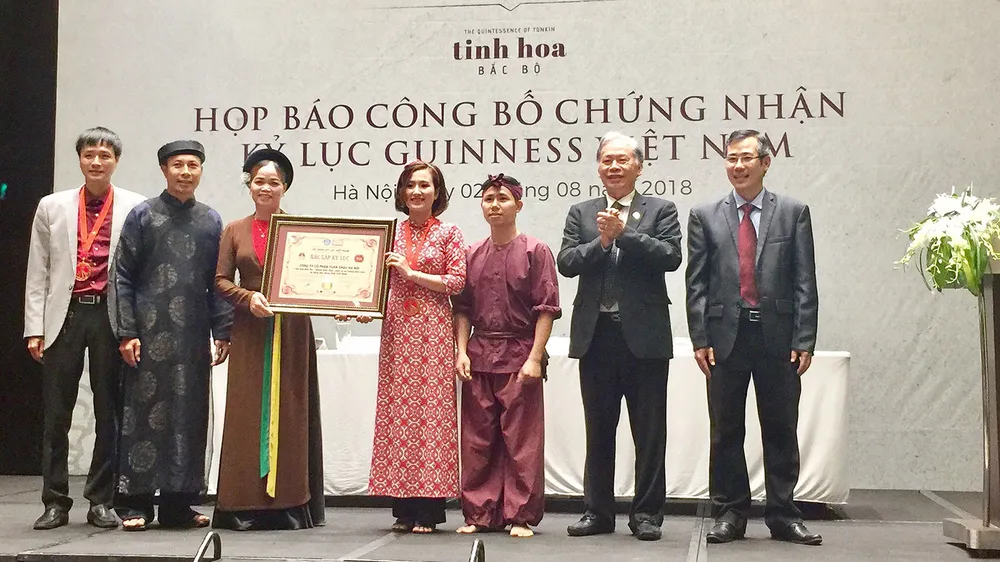 “Tinh hoa Bắc bộ” lập cú đúp kỷ lục Guinness Việt Nam ảnh 2