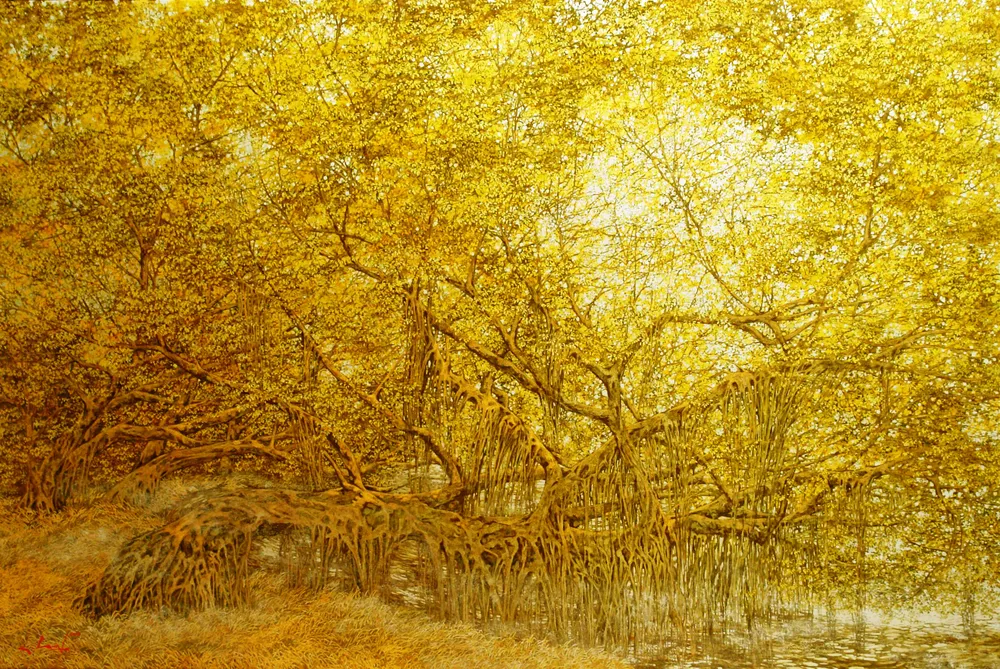 Ngỡ ngàng với miền cổ tích của họa sĩ Nguyễn Quốc Huy ảnh 3