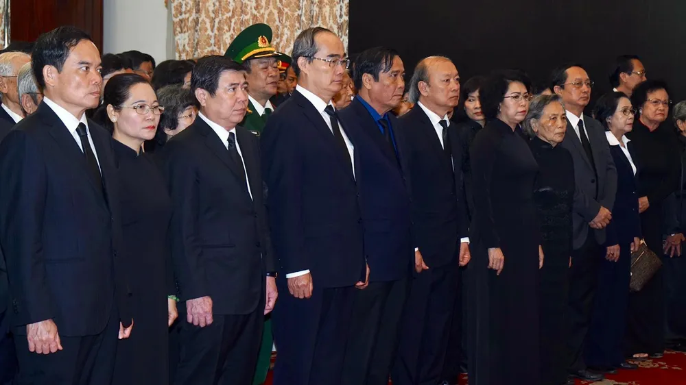 Lễ viếng nguyên Chủ tịch nước Lê Đức Anh ảnh 65