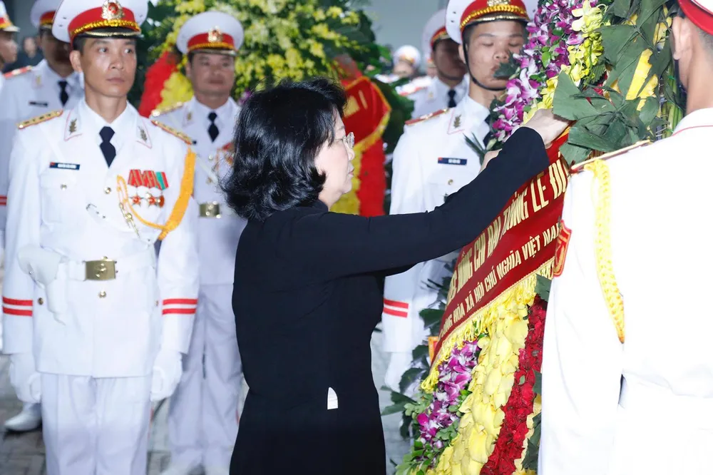 Lễ viếng nguyên Chủ tịch nước Lê Đức Anh ảnh 20