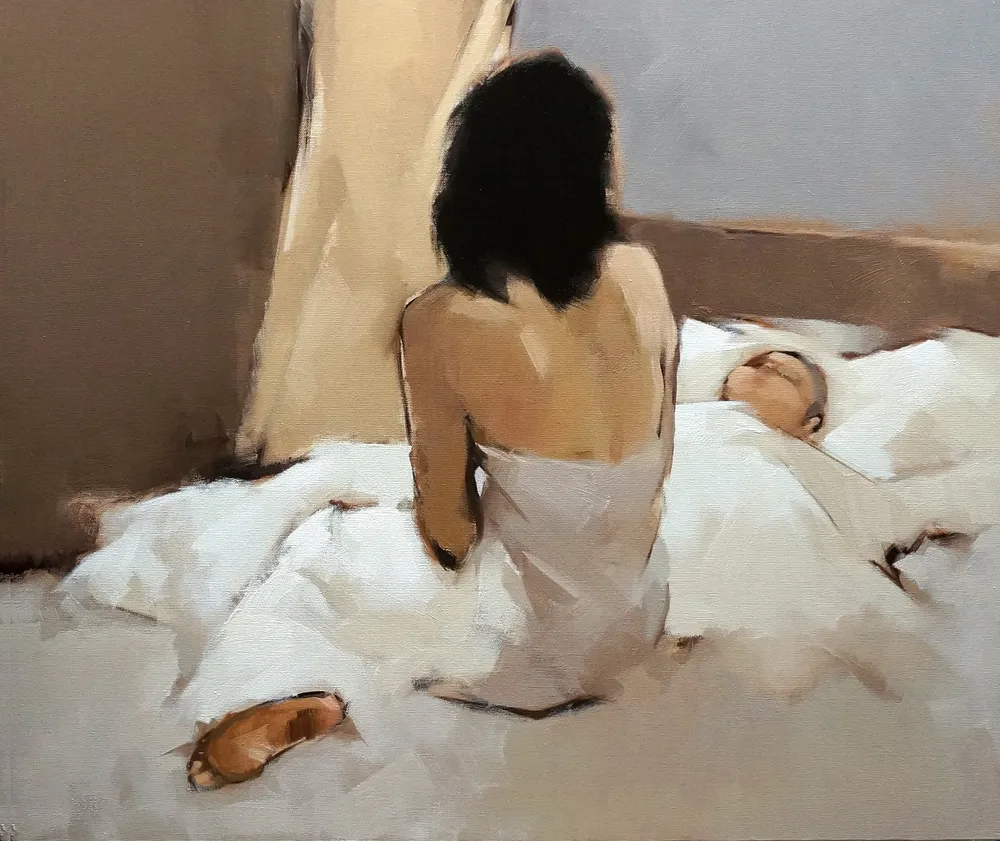 Ấm áp đến tan chảy với những bức họa "Mẹ và con" của Nguyễn Thanh Bình ảnh 6