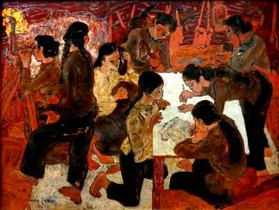 Chùm tác phẩm về đề tài kháng chiến chống Mỹ ảnh 2