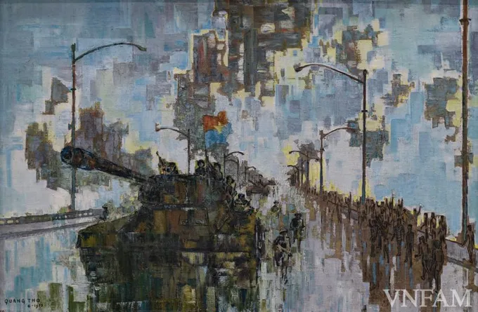 Chùm tác phẩm về đề tài kháng chiến chống Mỹ ảnh 5