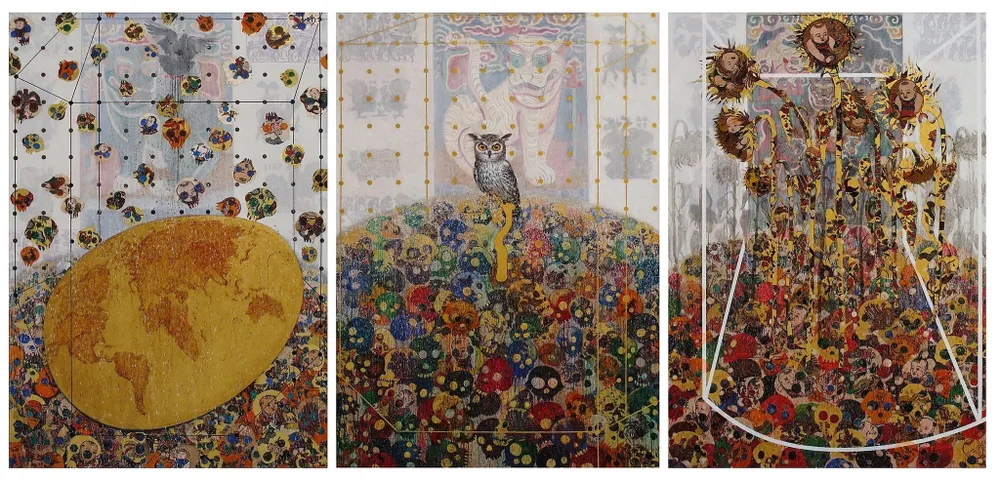 “Màu dân tộc” trong những tác phẩm đương đại của họa sĩ Bùi Thanh Tâm ảnh 1