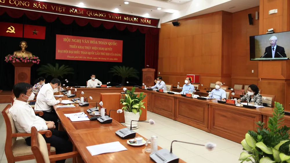 Sáng nay 24-11, khai mạc Hội nghị Văn hóa toàn quốc 2021 ảnh 2