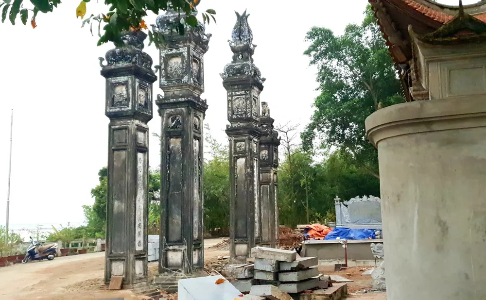 Cận cảnh cây đa khổng lồ bị chặt hạ tại đình Chèm ảnh 6