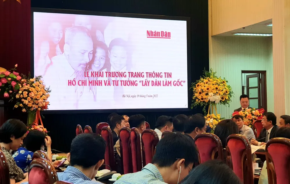 Ra mắt trang thông tin đặc biệt Hồ Chí Minh và tư tưởng “Lấy dân làm gốc” ảnh 2