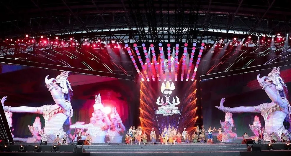 100 nghệ nhân quan họ gửi lời giã bạn trong lễ bế mạc SEA Games 31 ảnh 3