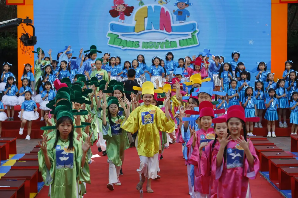 50 trạng nguyên nhí cùng đua tài tại Văn Miếu - Quốc Tử Giám ảnh 4