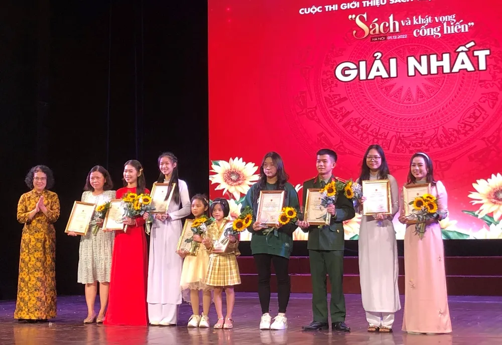 Trao 165 giải thưởng cuộc thi Giới thiệu sách trực tuyến năm 2022 ảnh 1