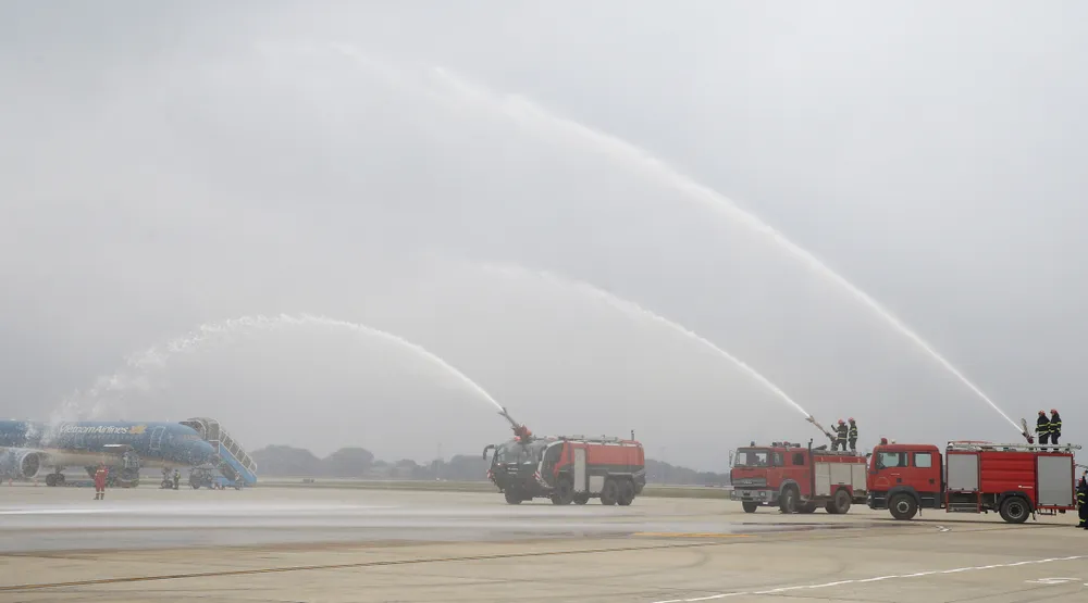 Diễn tập khẩn nguy tại sân bay Nội Bài ảnh 2