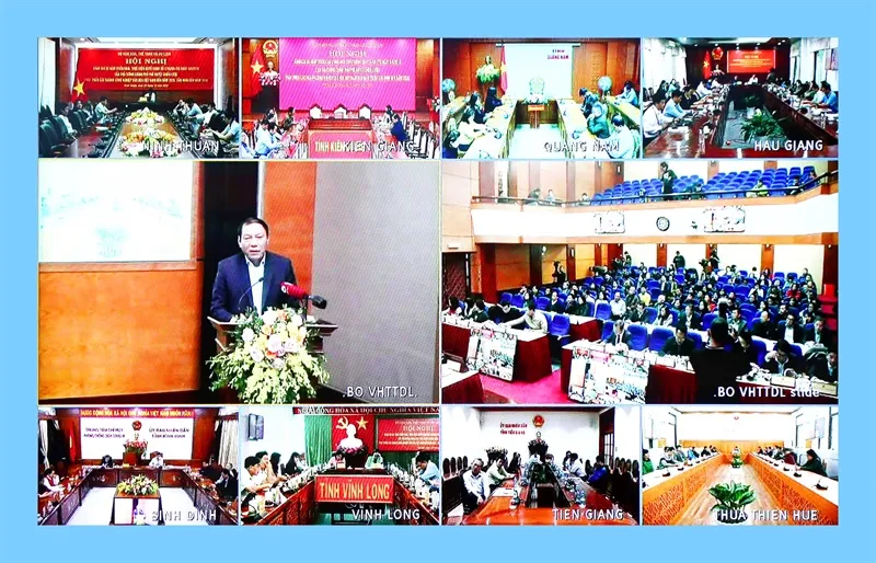 Hội nghị trực tuyến đánh giá 5 năm triển khai Chiến lược phát triển các ngành công nghiệp văn hóa Việt Nam