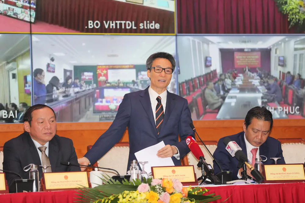 Phó Thủ tướng Vũ Đức Đam dự Hội nghị Tổng kết ngành VH-TT-DL Phó Thủ tướng Vũ Đức Đam dự Hội nghị Tổng kết ngành VH-TT-DL