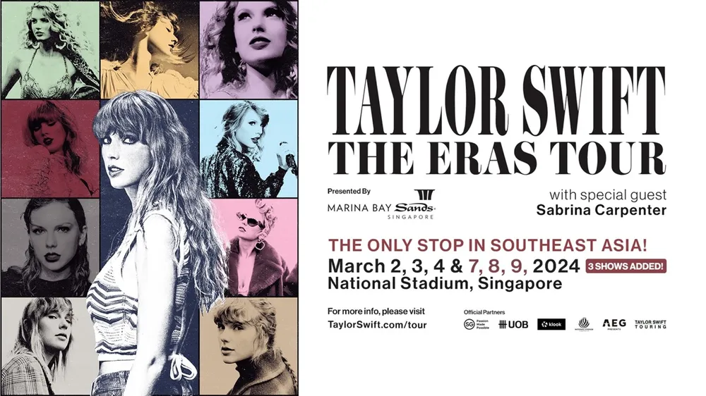 Taylor Swift | The Eras Tour tại Singapore sẽ có 6 đêm diễn
