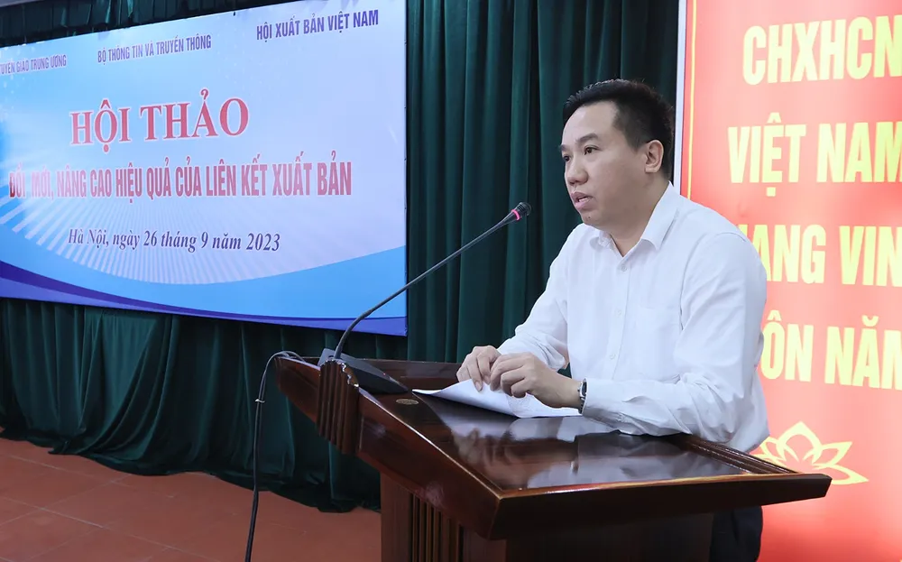 Cục trưởng Cục Xuất bản, In và Phát hành Nguyên Nguyên cho biết có những dấu hiệu tiêu cực trong liên kết xuất bản