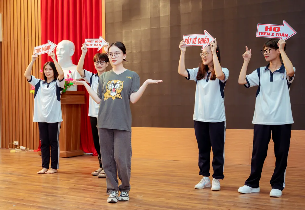 Đội sinh viên của trường ĐH Y Dược - ĐH Thái Nguyên