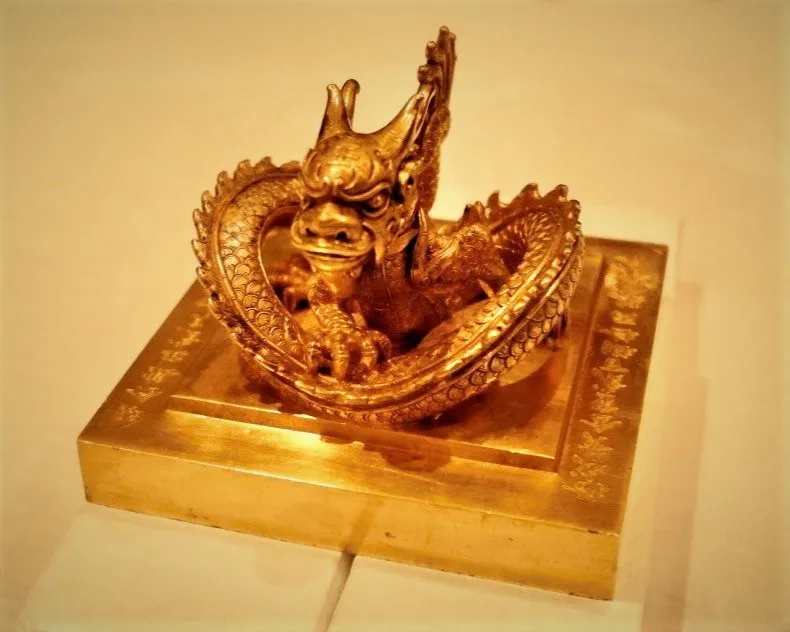 Ấn vàng Hoàng đế chi bảo là di sản văn hóa có ý nghĩa quan trọng với dân tộc