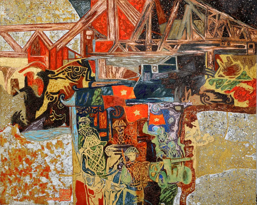 24.1. Nguyễn Trường Linh - Ngày trở về - mài - 80 x 100cm - 2024.jpg