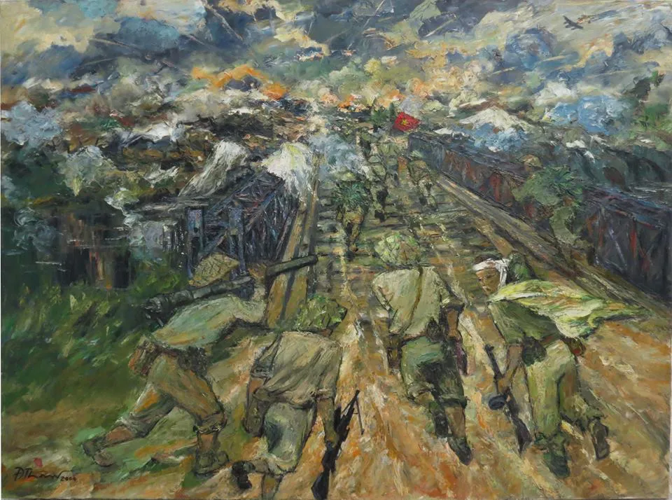 36.1. Đoàn Văn Thân - Mường Thanh 7.5.1954 - 129 x 84 - Sơn dầu - 2001.jpg