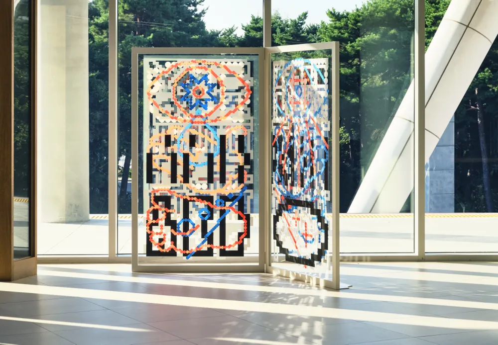 Tác phẩm được chọn trưng bày tại triển lãm về Hangeul - chữ viết của Hàn Quốc 