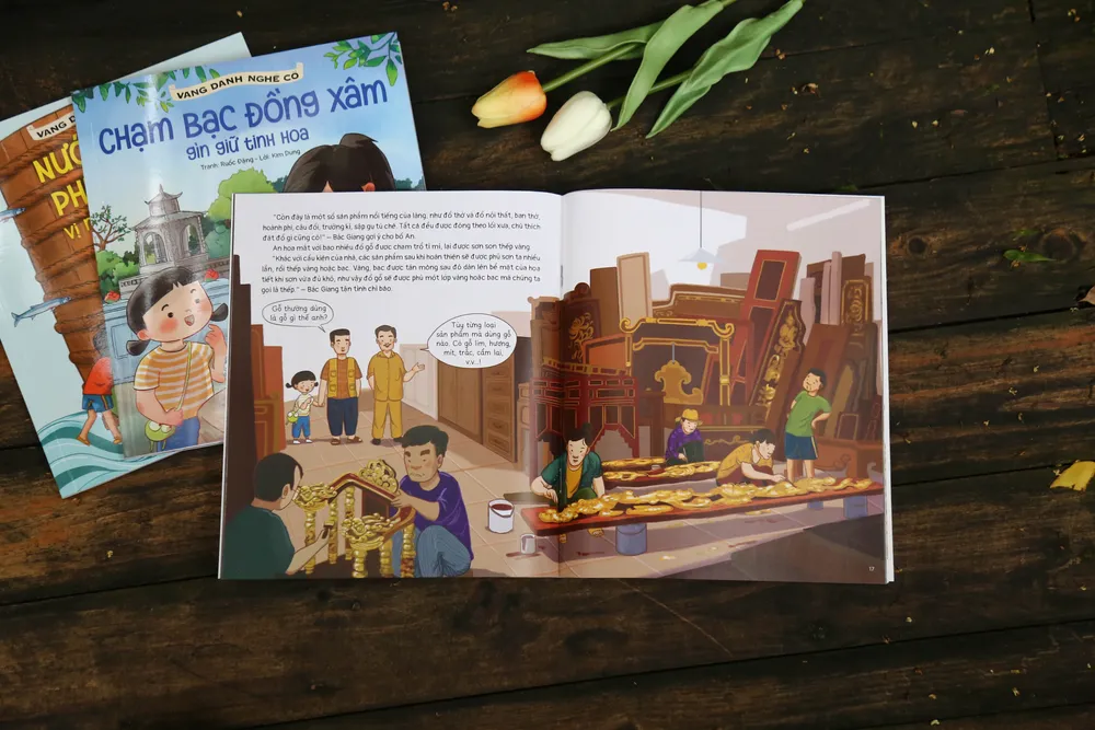 Kể chuyện nghề cổ bằng tranh