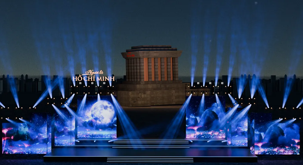 Chương trình nghệ thuật đặc biệt tôn vinh Chủ tịch Hồ Chí Minh tại quảng trường Ba Đình