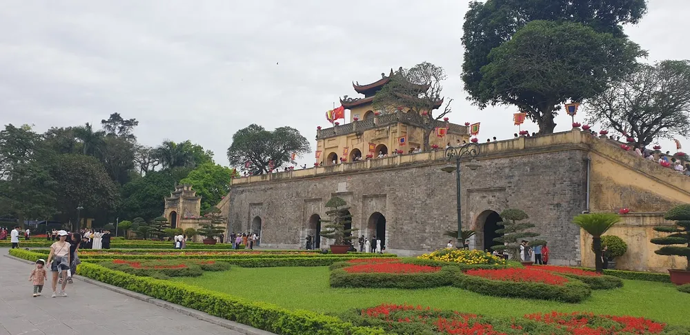 Khu di sản thế giới Hoàng thành Thăng Long (Hà Nội). Ảnh: QUYÊN HOÀNG