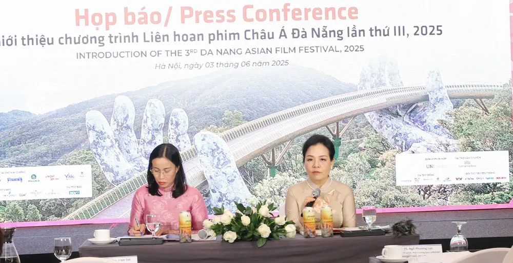 Họp báo về Liên hoan phim châu Á- Đà Nẵng lần thứ 3 tại Hà Nội