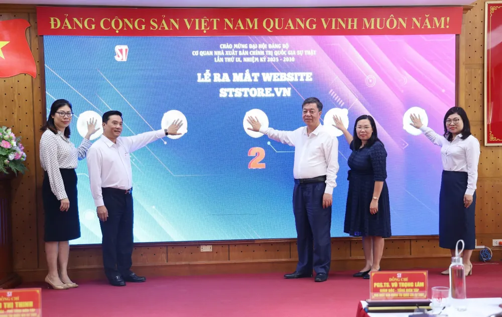 NXB Chính trị quốc gia Sự thật ra mắt kênh phát hành trực tuyến