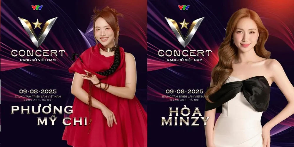 Dàn sao đình đám quy tụ tại "V Concert - Rạng rỡ Việt Nam"