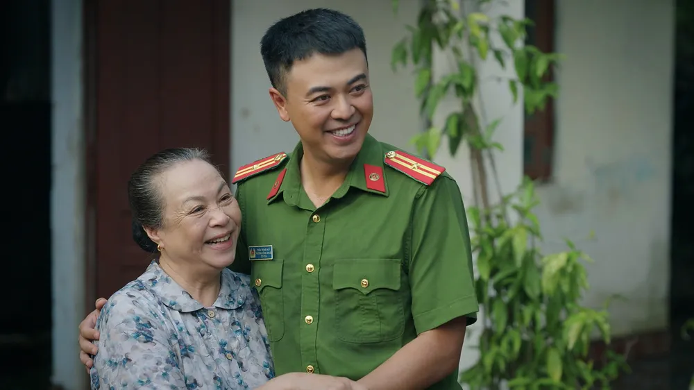 Cảnh trong phim “Có anh, nơi ấy bình yên”