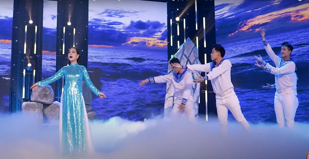 Hình ảnh trong ca khúc Gửi anh nơi đảo xa