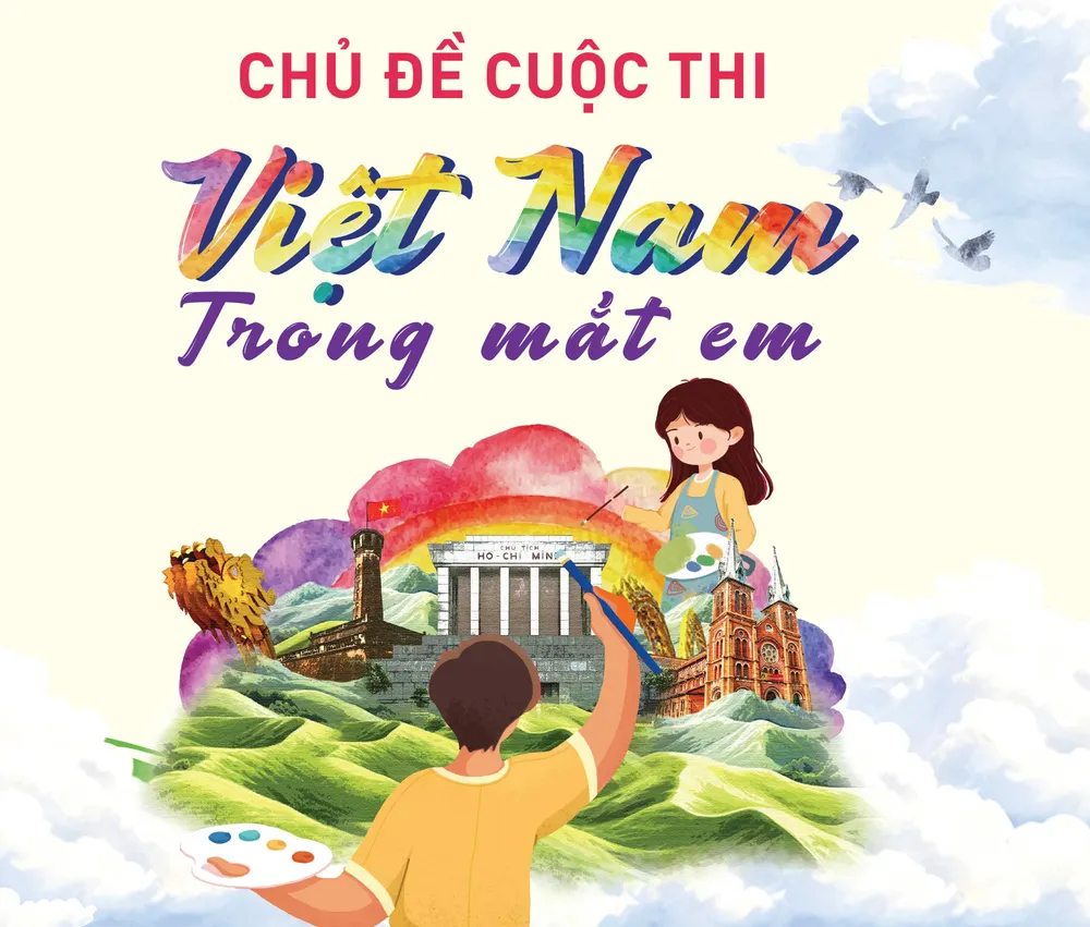 Cuộc thi vẽ tranh “Việt Nam trong mắt em” bước vào giai đoạn nước rút