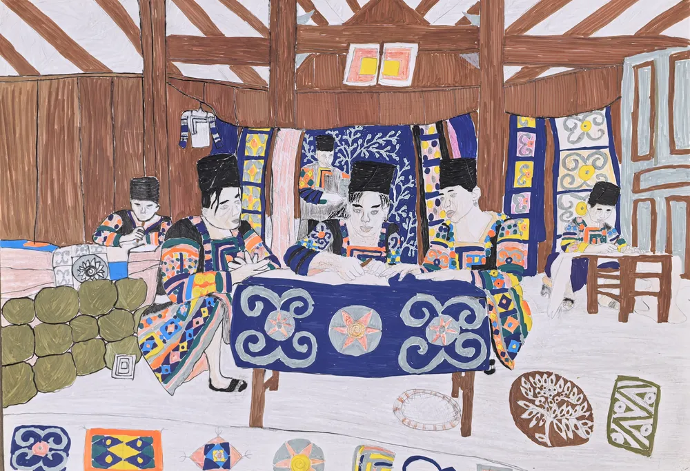 Tác phẩm SÁP ONG TRUYỀN LỬA- NÉT MẸ NÉT CON_Tác giả GIÀNG Y HƯƠNG_Phú Thọ.jpg