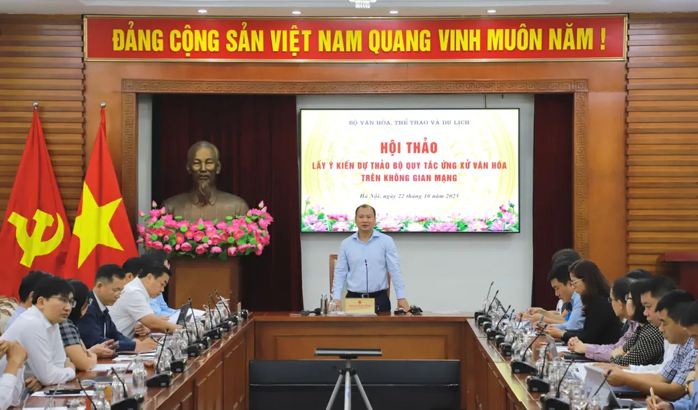 Hội thảo lấy ý kiến dự thảo Bộ quy tắc ứng xử văn hóa trên không gian mạng