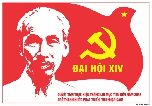 Trưng bày 150 tranh cổ động tấm lớn tuyên truyền Đại hội XIV của Đảng 