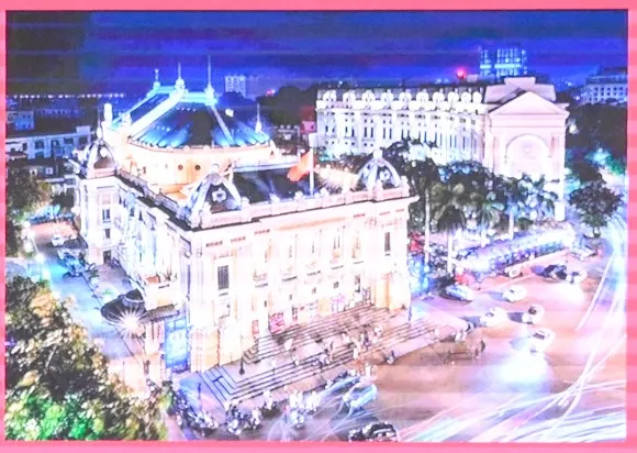 Hòa nhạc Ánh sáng - Chào năm mới 2026 được tổ chức tại khu vực trước Nhà hát Lớn Hà Nội