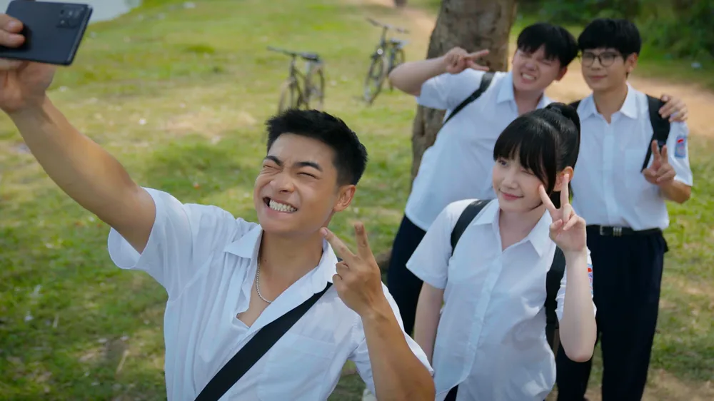 "Phía bên kia thành phố" là một trong rất ít phim truyền hình khai thác đề tài học đường. Ảnh: DƯƠNG NGUYỄN
