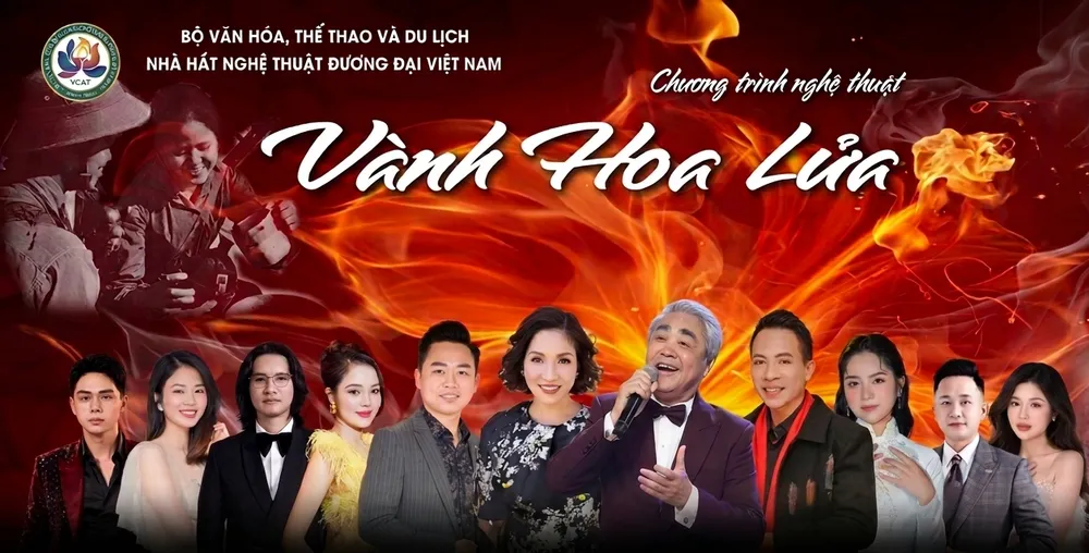 Các nghệ sĩ tham dự trong đêm nhạc. Ảnh NHCC