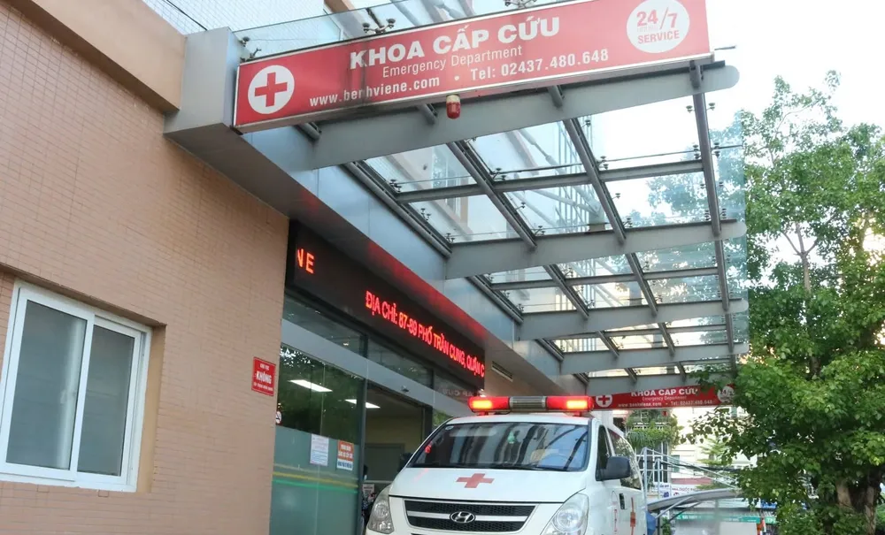 Khu vực Khoa Cấp cứu, Bệnh viện E- Ảnh: THANH THANH