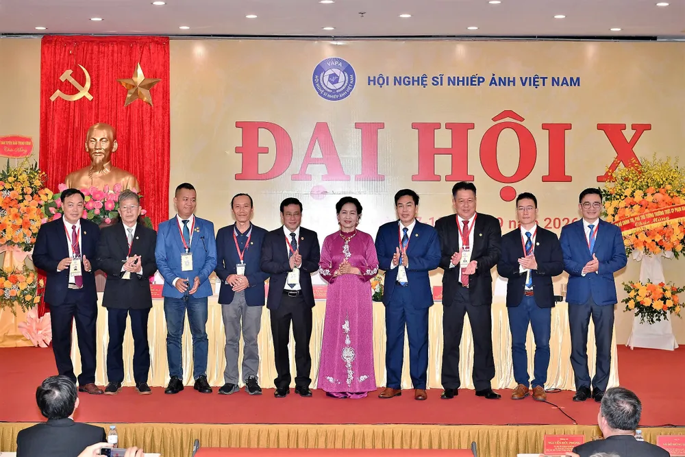 Ban Chấp hành Hội Nghệ sĩ Nhiếp ảnh Việt Nam nhiệm kỳ 2026-2031. Ảnh NSNA