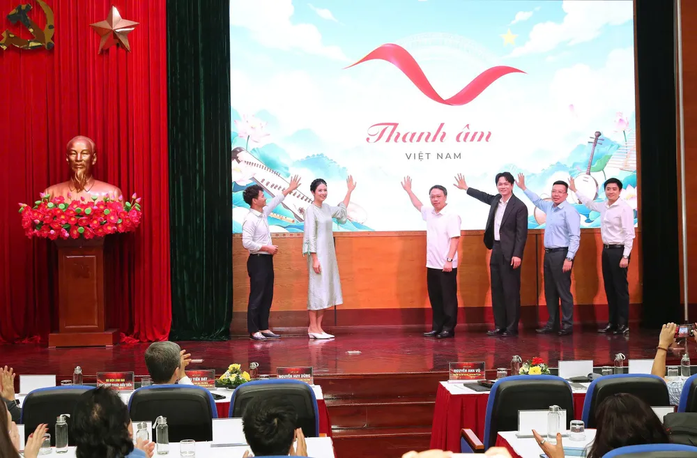 Phát động chương trình Thanh âm Việt Nam - Giai điệu cuộc sống. Ảnh: HUẤN TRẦN