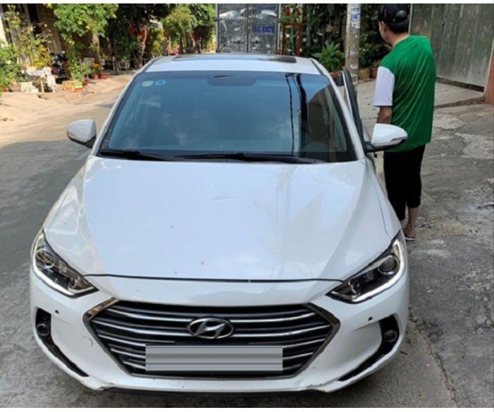 Đ 兄下車時被劫奪手提袋現場。