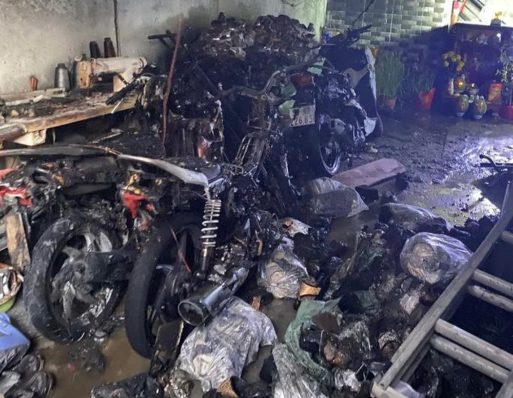 平政縣火警現場。