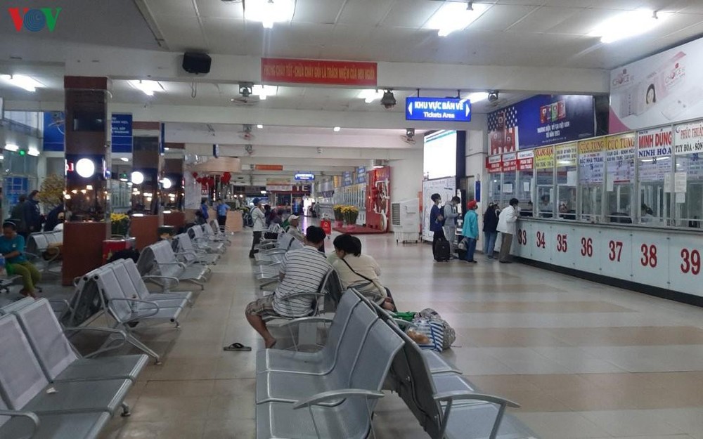 東部客運站乘客稀少。