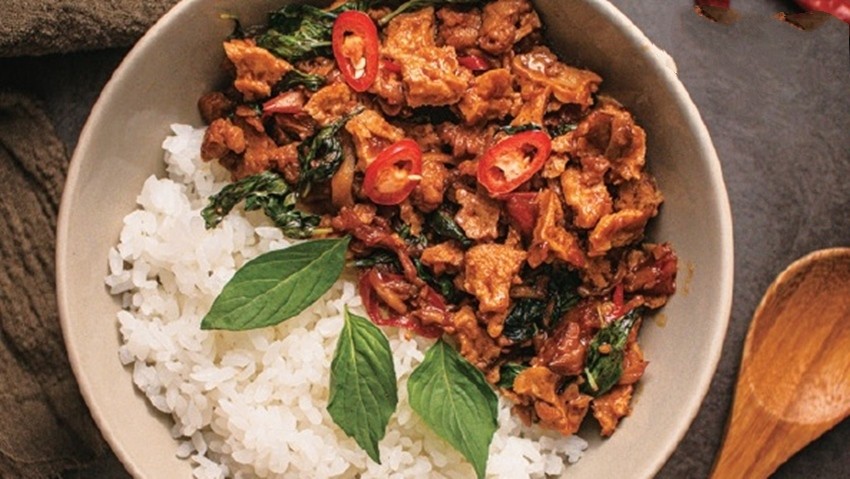  吃素只能吃菜？２道好吃植物肉料理 ảnh 2