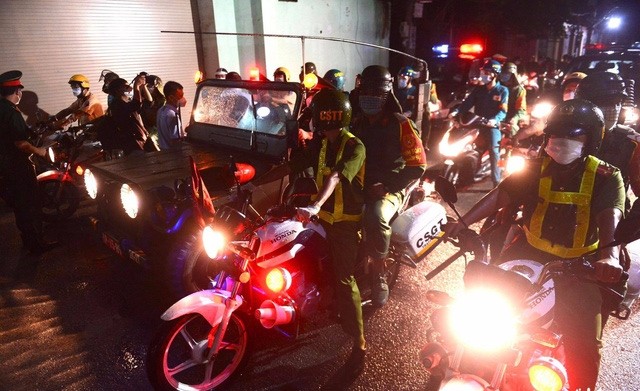 市司令部舉行出發儀式 ảnh 2